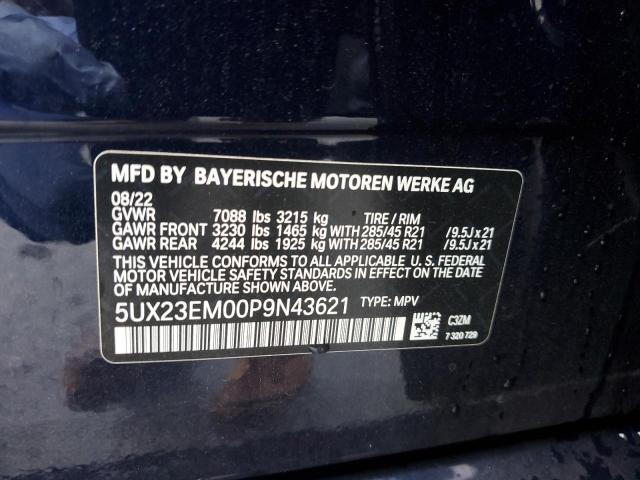 5UX23EM00P9N43621 BMW X7 Xdrive40i