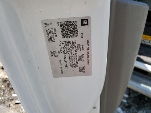 1GTW7AF70M1212462 GMC Savana G2500