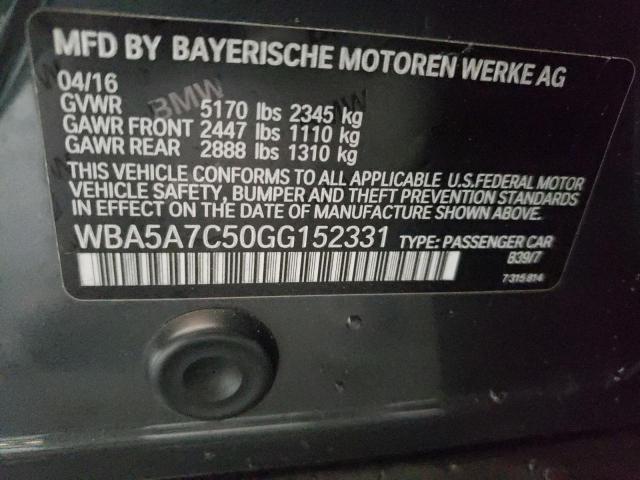 WBA5A7C50GG152331 BMW 528 XI