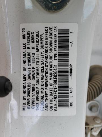 19XFC1F39LE020431 Honda CIVIC EX