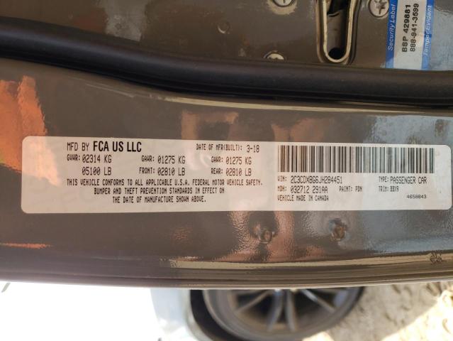 2C3CDXBG6JH284451 Dodge Charger Sxt