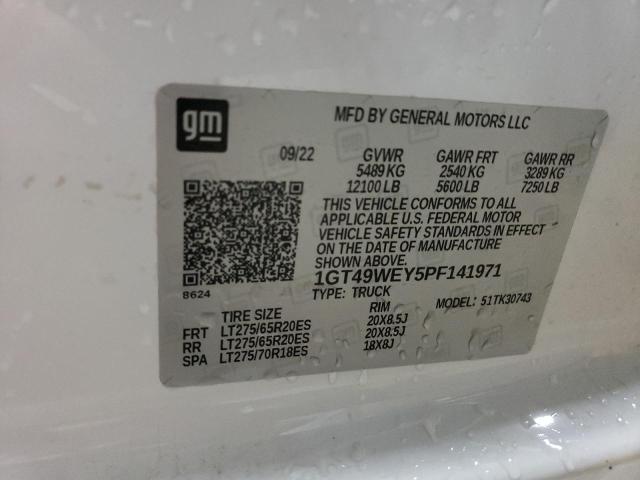 1GT49WEY5PF141971 GMC Sierra K3500 Denali