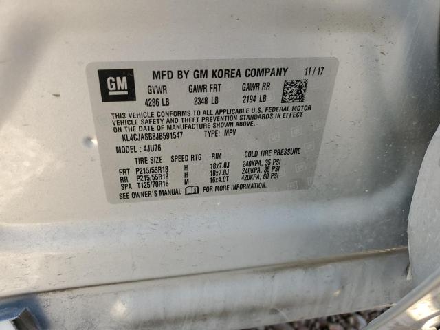 KL4CJASB8JB591547 Buick Encore Preferred