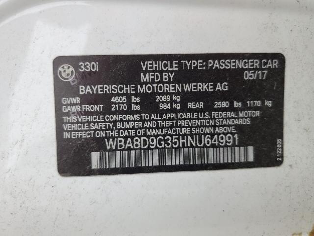 WBA8D9G35HNU64991 BMW 330 XI