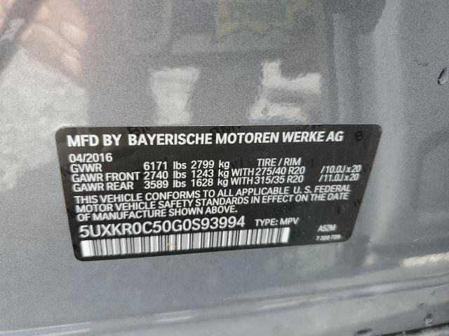 5UXKR0C50G0S93994 BMW X5 Xdrive35i