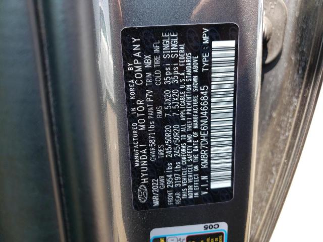 KM8R7DHE6NU466845 Hyundai Palisade Calligraphy
