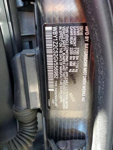WBY1Z2C52GV556982 BMW I3 Bev