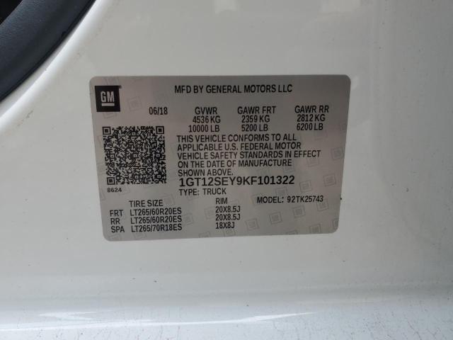 1GT12SEY9KF101322 GMC Sierra K2500 Denali