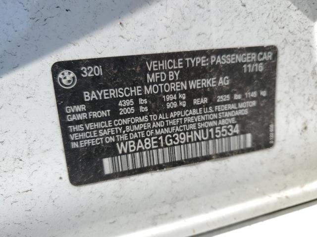 WBA8E1G39HNU15534 BMW 320 I