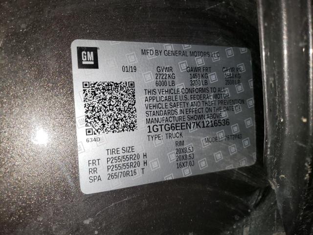 1GTG6EEN7K1216536 GMC Canyon Denali