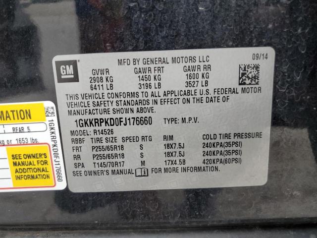 1GKKRPKD0FJ176660 GMC ACADIA SLE