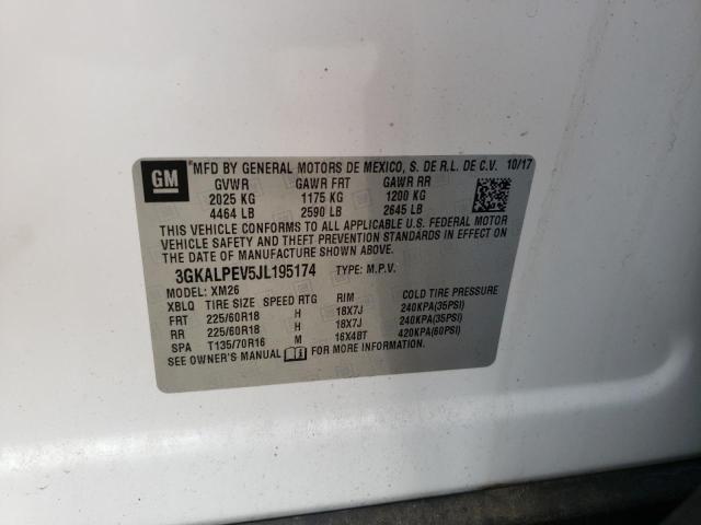3GKALPEV5JL195174 GMC Terrain Slt