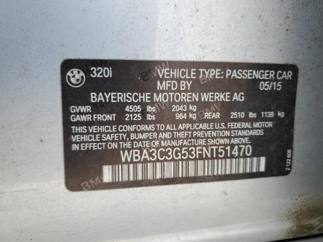 WBA3C3G53FNT51470 BMW 320 I Xdrive