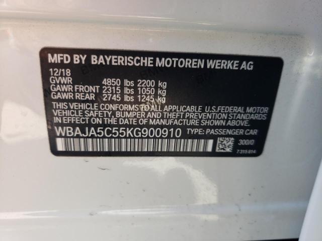 WBAJA5C55KG900910 BMW 530 I