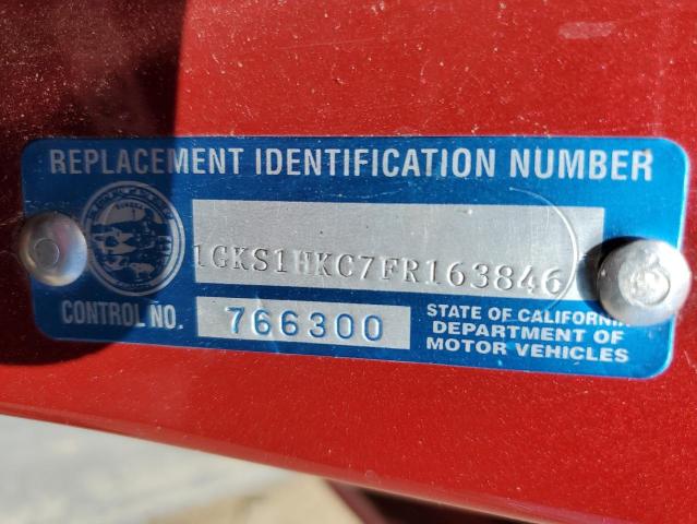 1GKS1HKC7FR163846 GMC Yukon Xl C1500 Slt