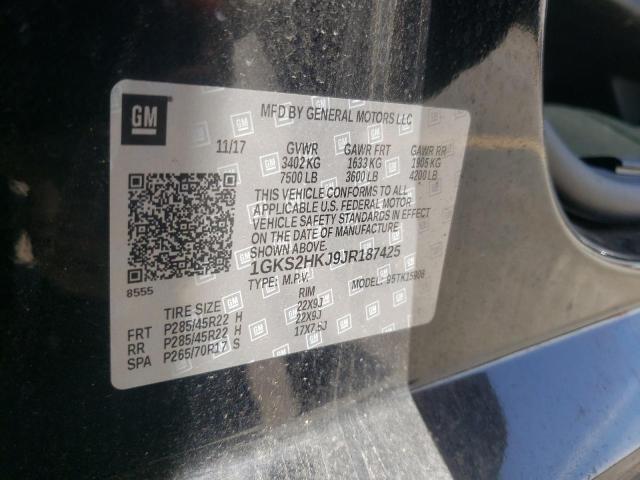 1GKS2HKJ9JR187425 GMC YUKON XL DENALI