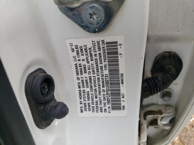 19XFC2F52JE002731 Honda Civic Lx