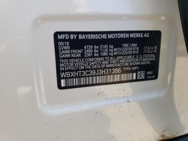 WBXHT3C39J3H31386 BMW X1 Xdrive28i