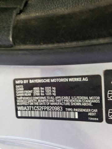 WBA3T1C52FP820983 BMW 428 Xi Sulev