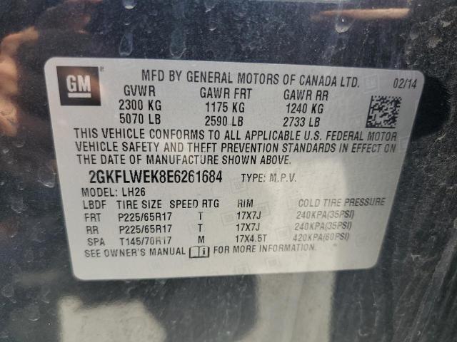 2GKFLWEK8E6261684 GMC Terrain Sle