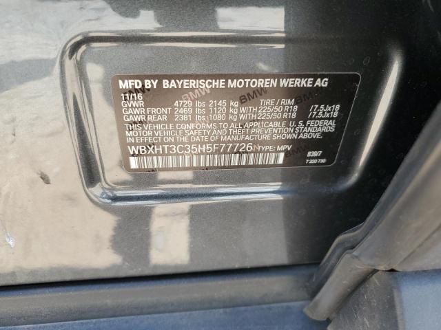 WBXHT3C35H5F77726 BMW X1 Xdrive28i