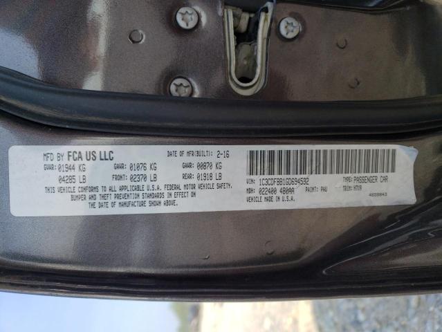1C3CDFBB1GD694532 Dodge DART SXT