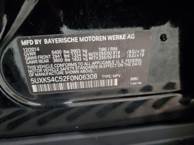 5UXKS4C52F0N06308 BMW X5 Xdrive35d