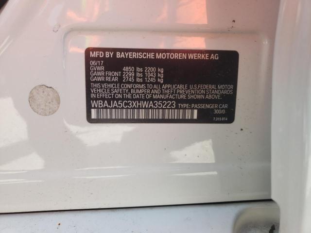 WBAJA5C3XHWA35223 BMW 530 I