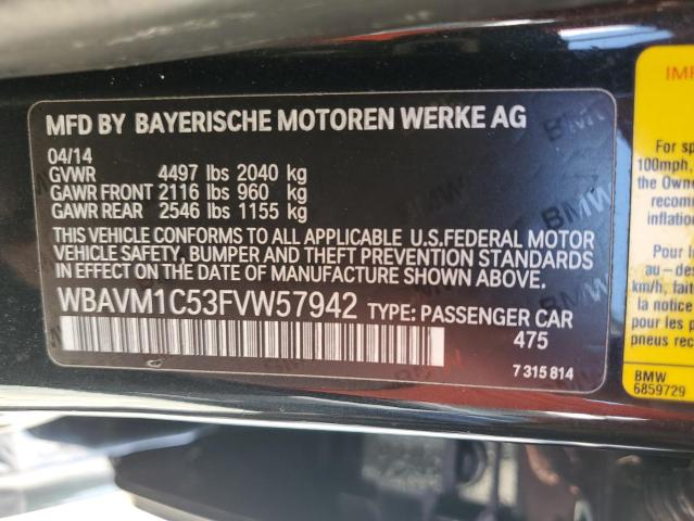 WBAVM1C53FVW57942 BMW X1 Sdrive28i