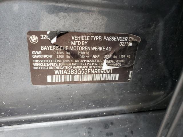 WBA3B3G53FNR89091 BMW 328 XI