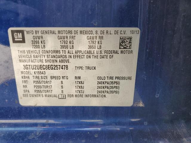 3GTU2UEC8EG257478 GMC Sierra K1500 Sle