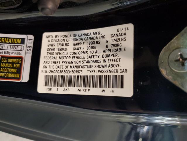 2HGFG3B50EH505573 Honda Civic Lx