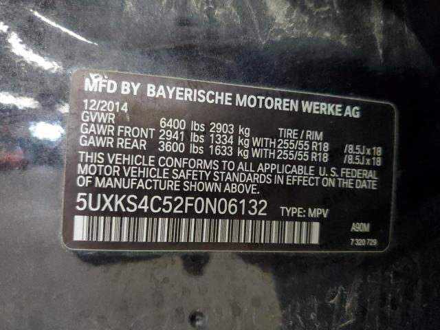 5UXKS4C52F0N06132 BMW X5 Xdrive35d
