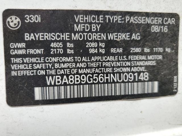WBA8B9G56HNU09148 BMW 330 I