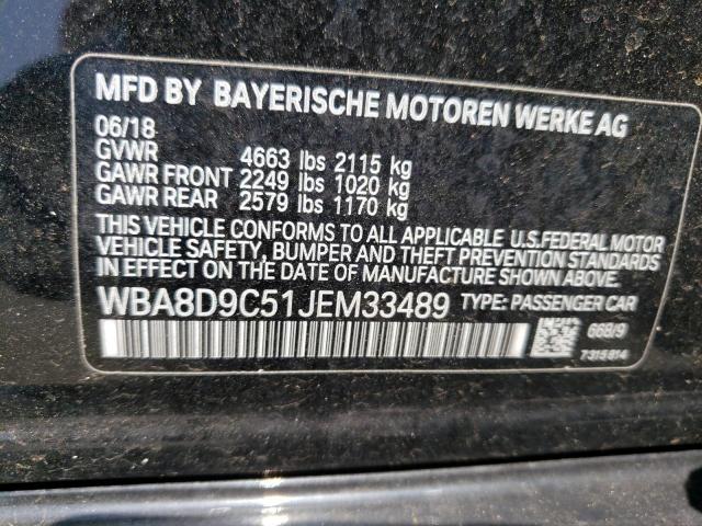 WBA8D9C51JEM33489 BMW 330 XI