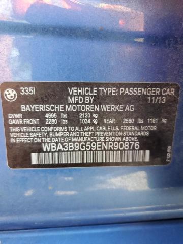 WBA3B9G59ENR90876 BMW 335 XI