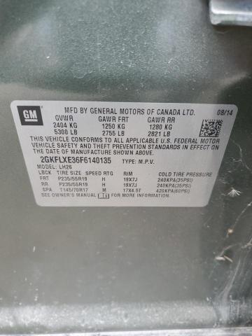 2GKFLXE36F6140135 GMC Terrain Slt