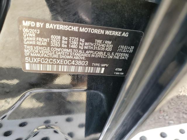 5UXFG2C5XE0C43803 BMW X6 Xdrive35i