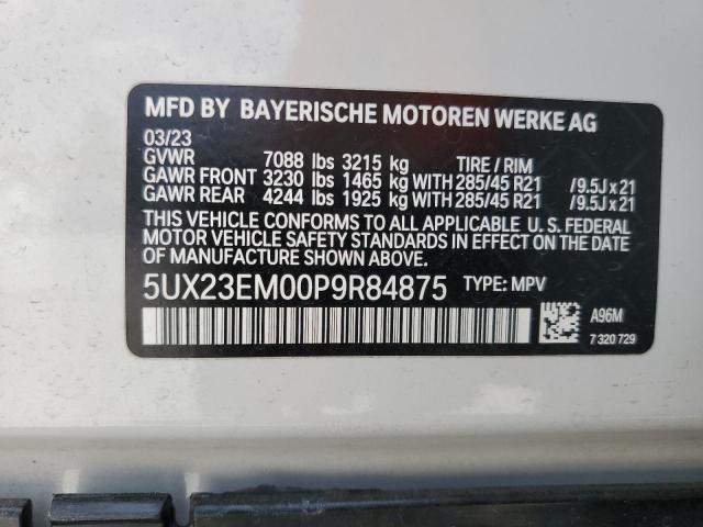 5UX23EM00P9R84875 BMW X7 Xdrive40i