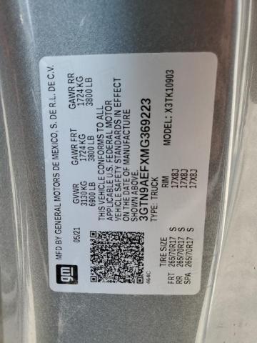 3GTN9AEFXMG369223 GMC Sierra K1500
