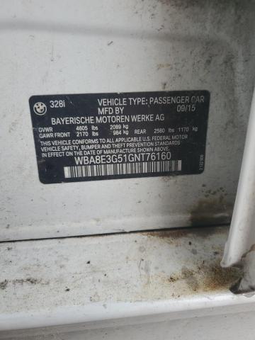 WBA8E3G51GNT76160 BMW 328 Xi Sulev