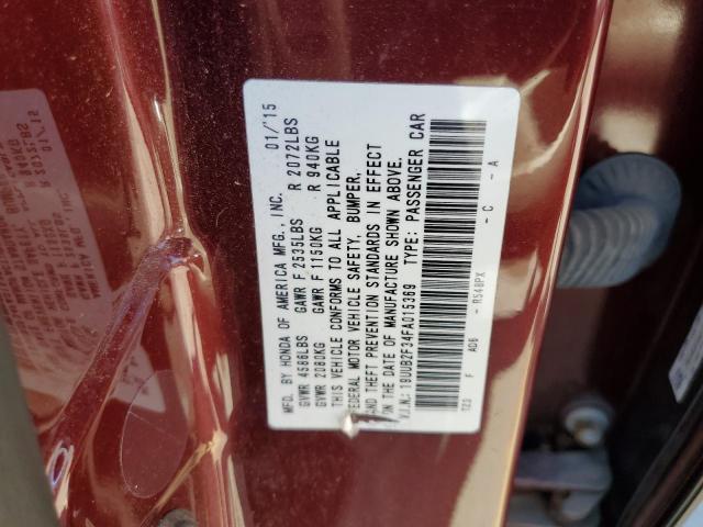 19UUB2F34FA015369 Acura TLX