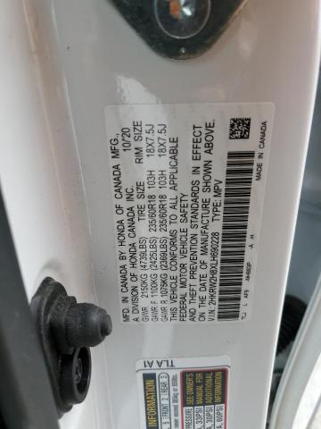 2HKRW2H8XLH690228 Honda CR-V EXL
