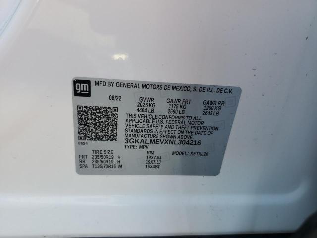 3GKALMEVXNL304216 GMC Terrain Sle