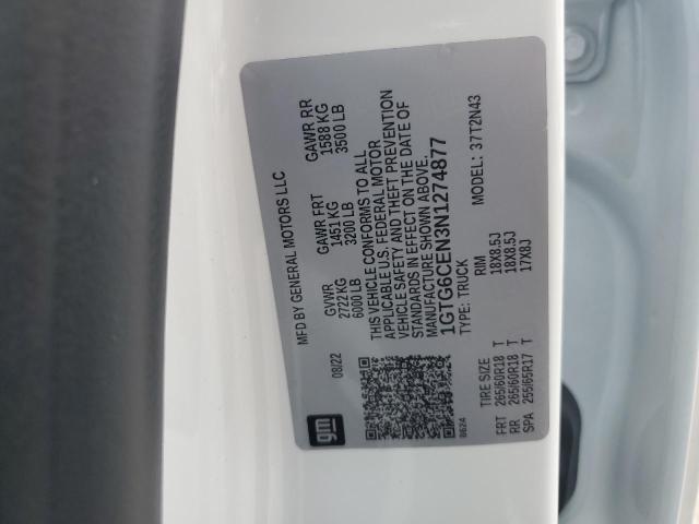 1GTG6CEN3N1274877 GMC Canyon Elevation