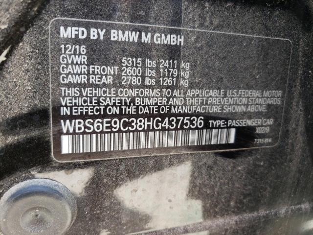 WBS6E9C38HG437536 BMW M6 Gran Coupe