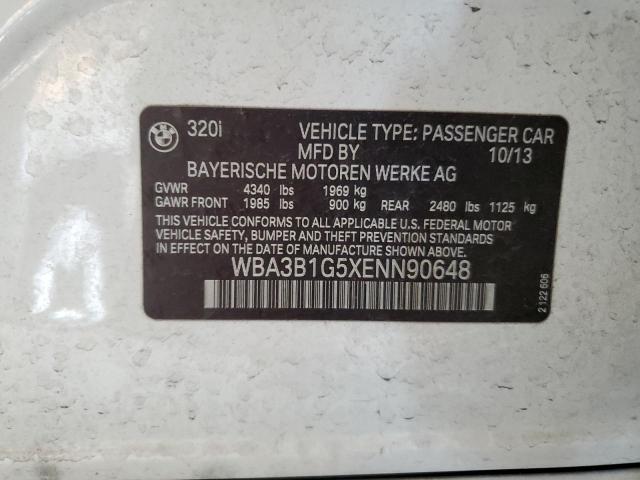WBA3B1G5XENN90648 BMW 320 I