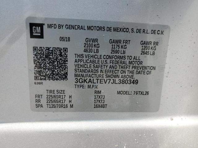 3GKALTEV7JL380349 GMC Terrain Sle
