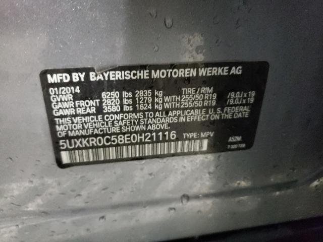 5UXKR0C58E0H21116 BMW X5 Xdrive35i