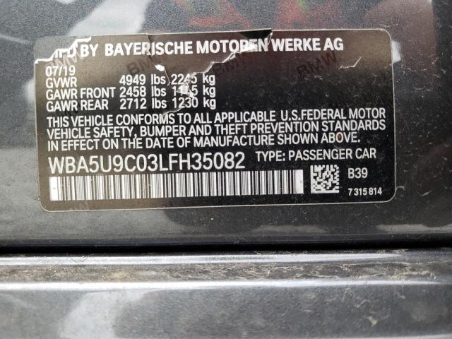 WBA5U9C03LFH35082 BMW M340XI